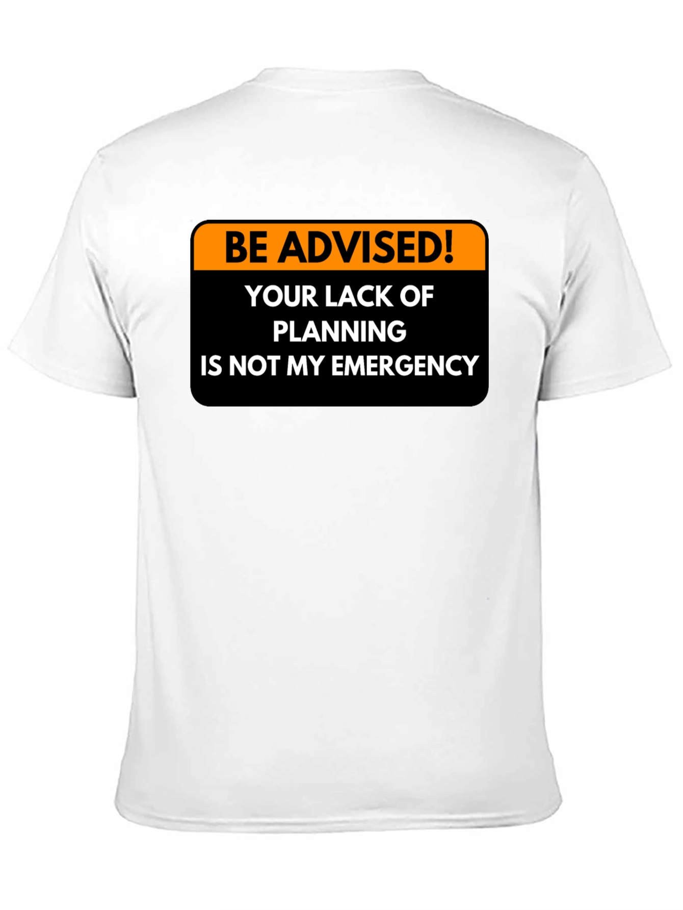 Black Be Advised T-Shirt - Planning Failure view 11