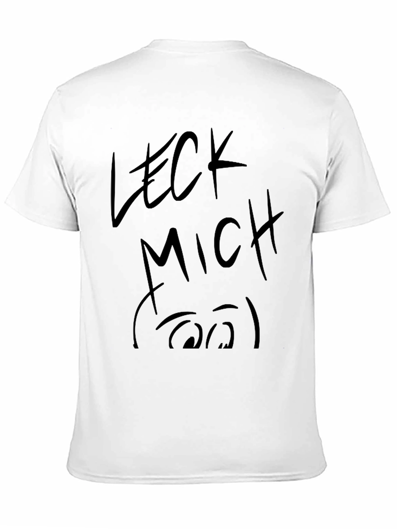 Black Leck Mich Funny Graphic Tee view 11
