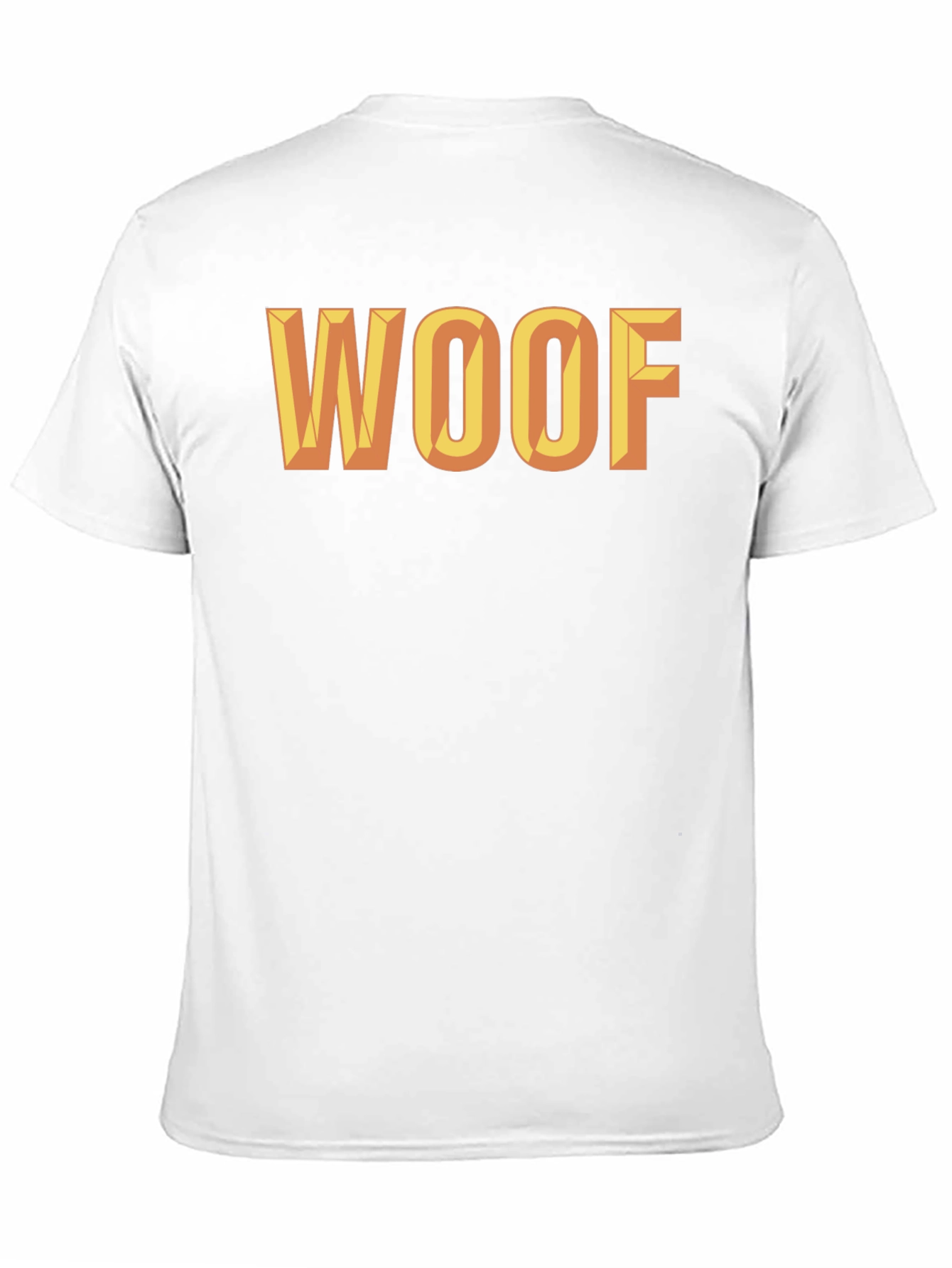 Black WOOF Graphic Tee - Bold Statement Shirt view 11