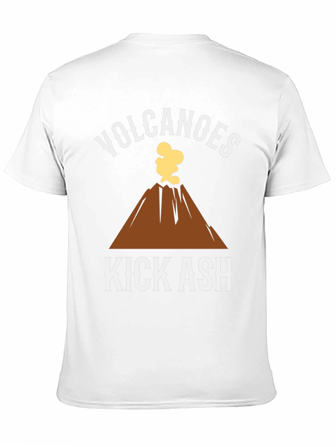 Black Volcanoes Kick Ash Graphic T-Shirt view 11