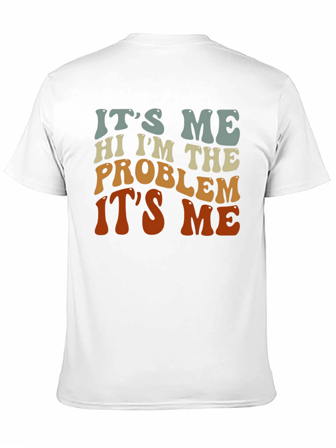 Black It's Me Problem Graphic T-Shirt view 11