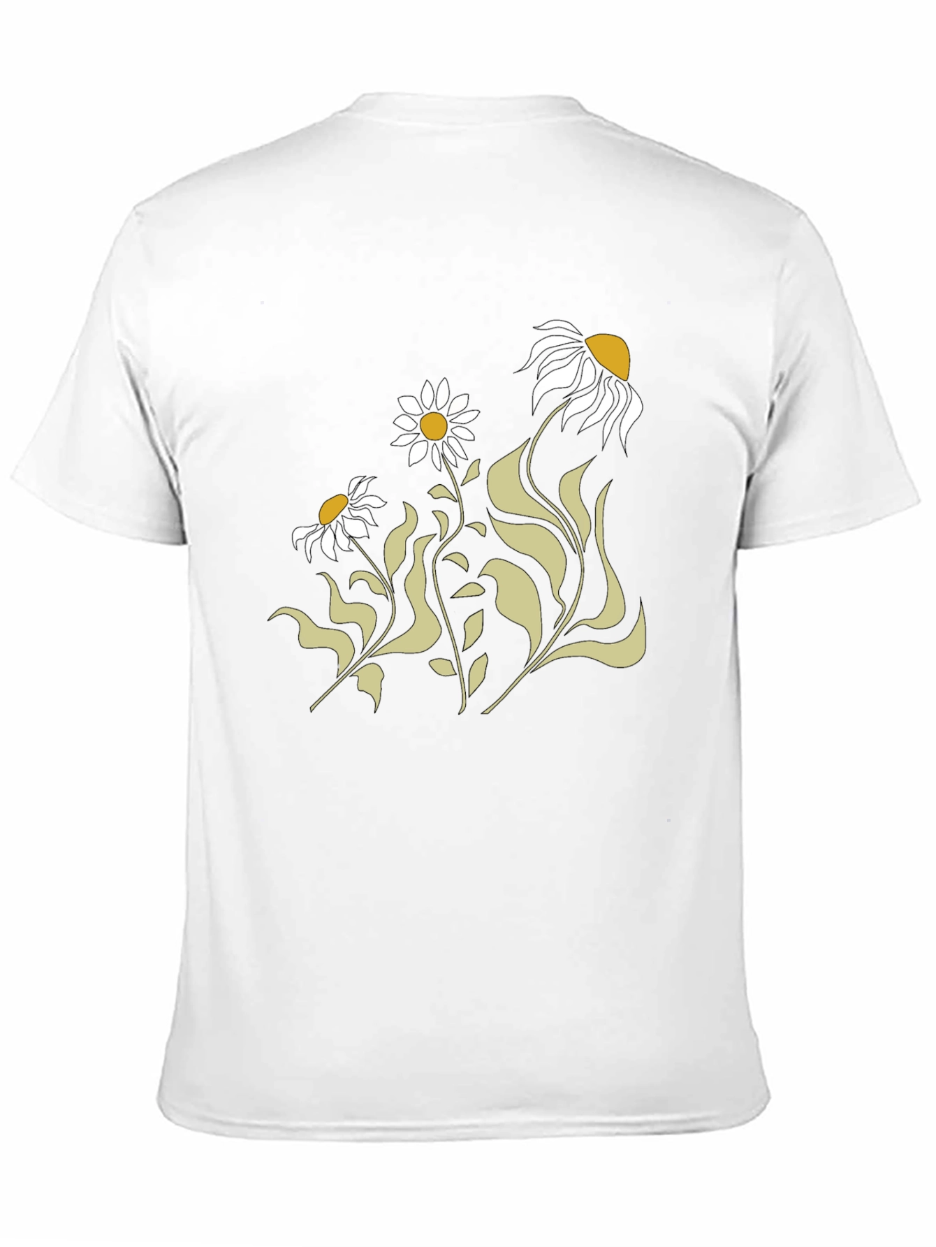 Black Floral Graphic Print T-Shirt view 11