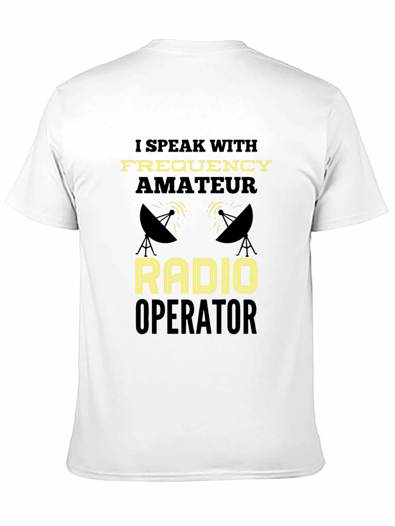 Black Amateur Radio Operator T-Shirt - Funny Ham Radio Tee view 11