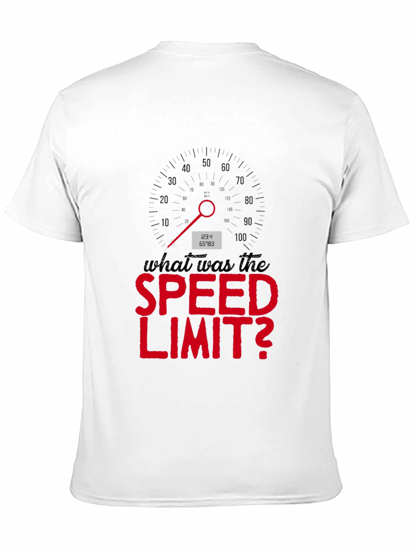 Black What Was the Speed Limit T-Shirt view 11