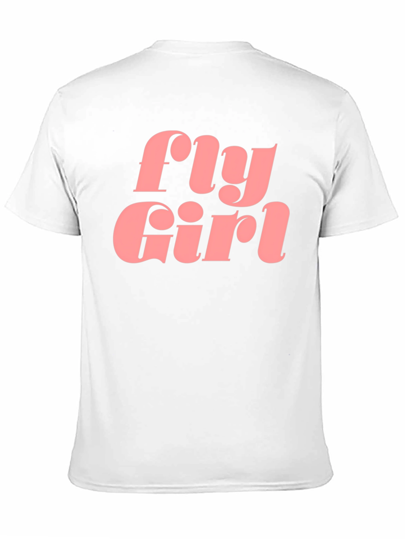 Black Fly Girl Graphic Tee - Retro Style Black T-Shirt view 11