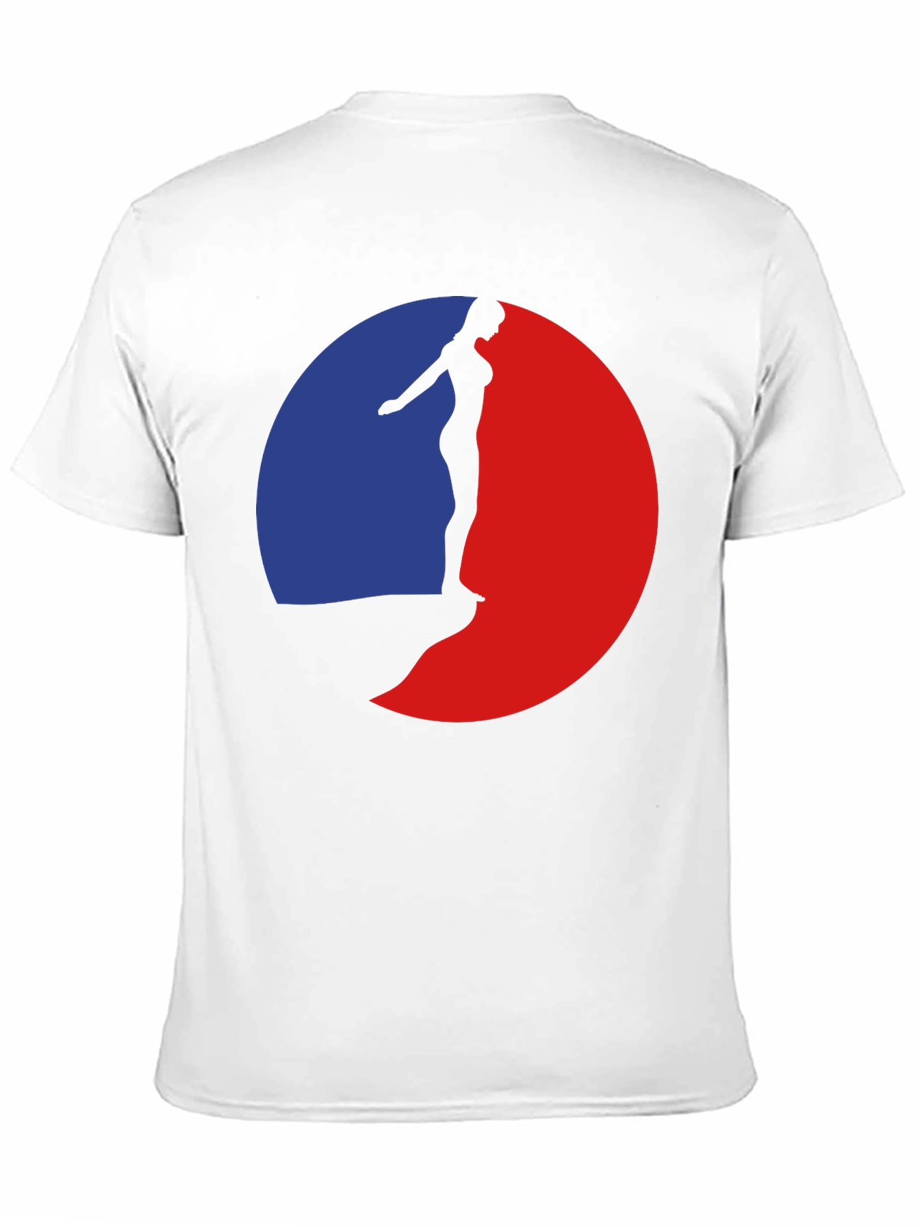 Black Silhouette Diver Graphic T-Shirt view 11