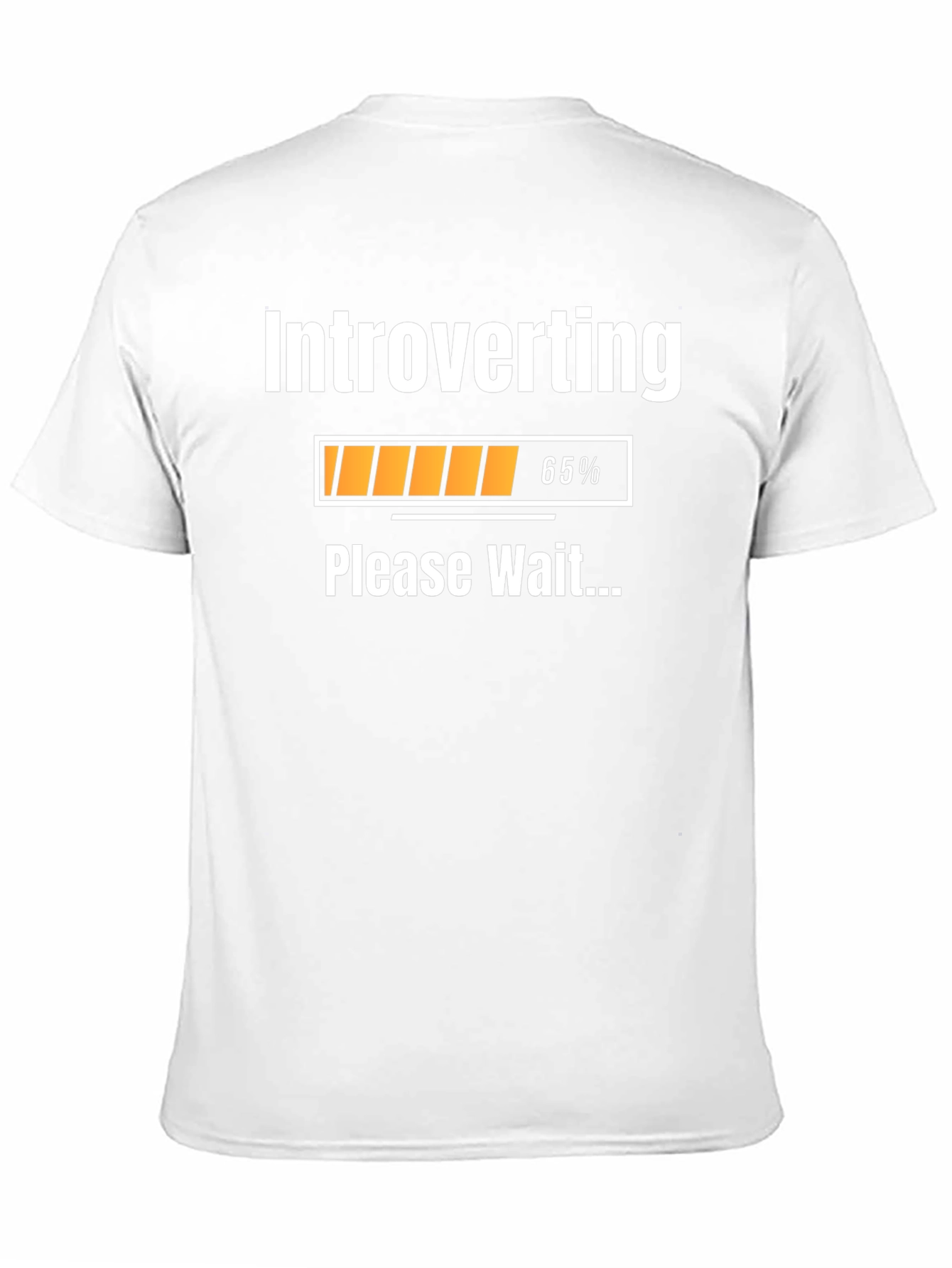 Black Introverting Please Wait T-Shirt - Funny Introvert Tee view 11