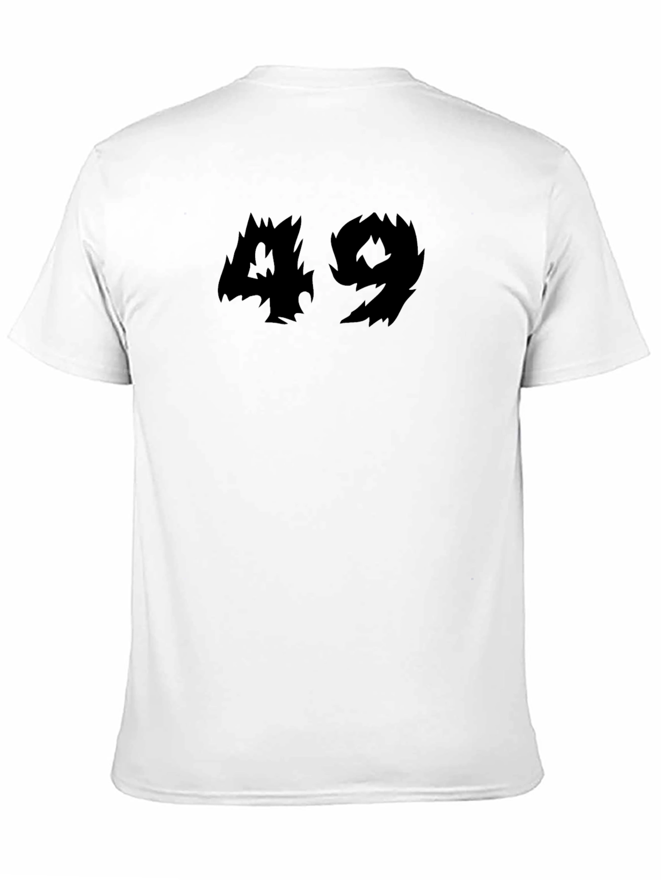 Black Edgy Black 49 Graphic Tee - Men's Fashion view 11