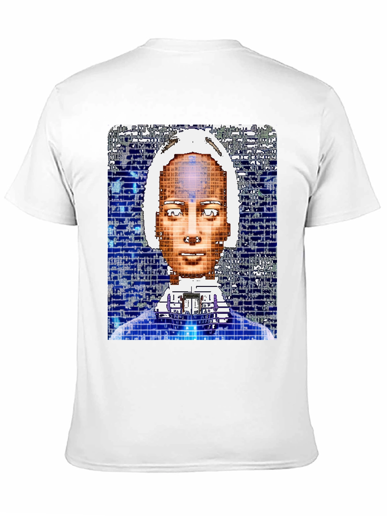 Black Abstract Humanoid Graphic T-Shirt view 11