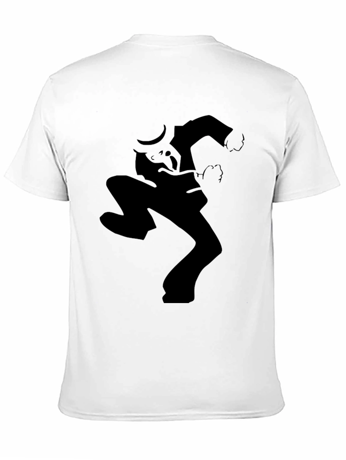 Black Silhouette Dance Graphic Tee - Black Casual Style view 11