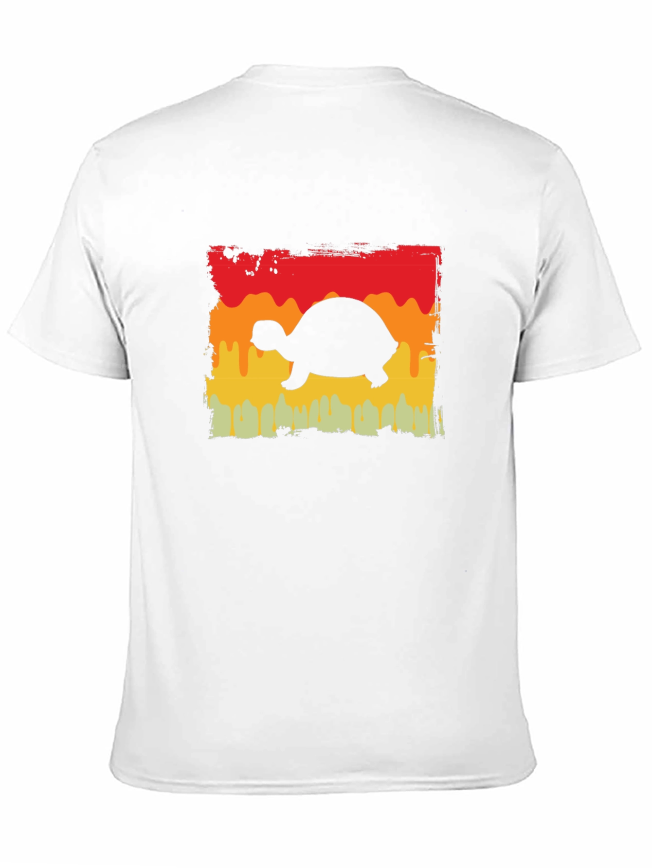 Black Retro Turtle Graphic Tee - Black view 11