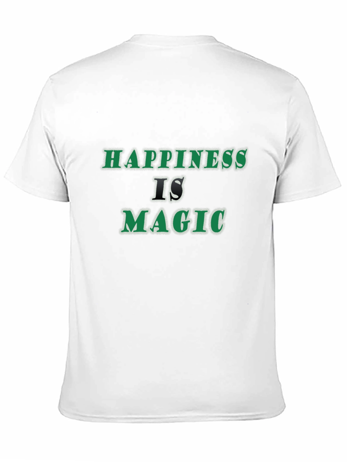 Black Happiness is Magic Black T-Shirt view 11