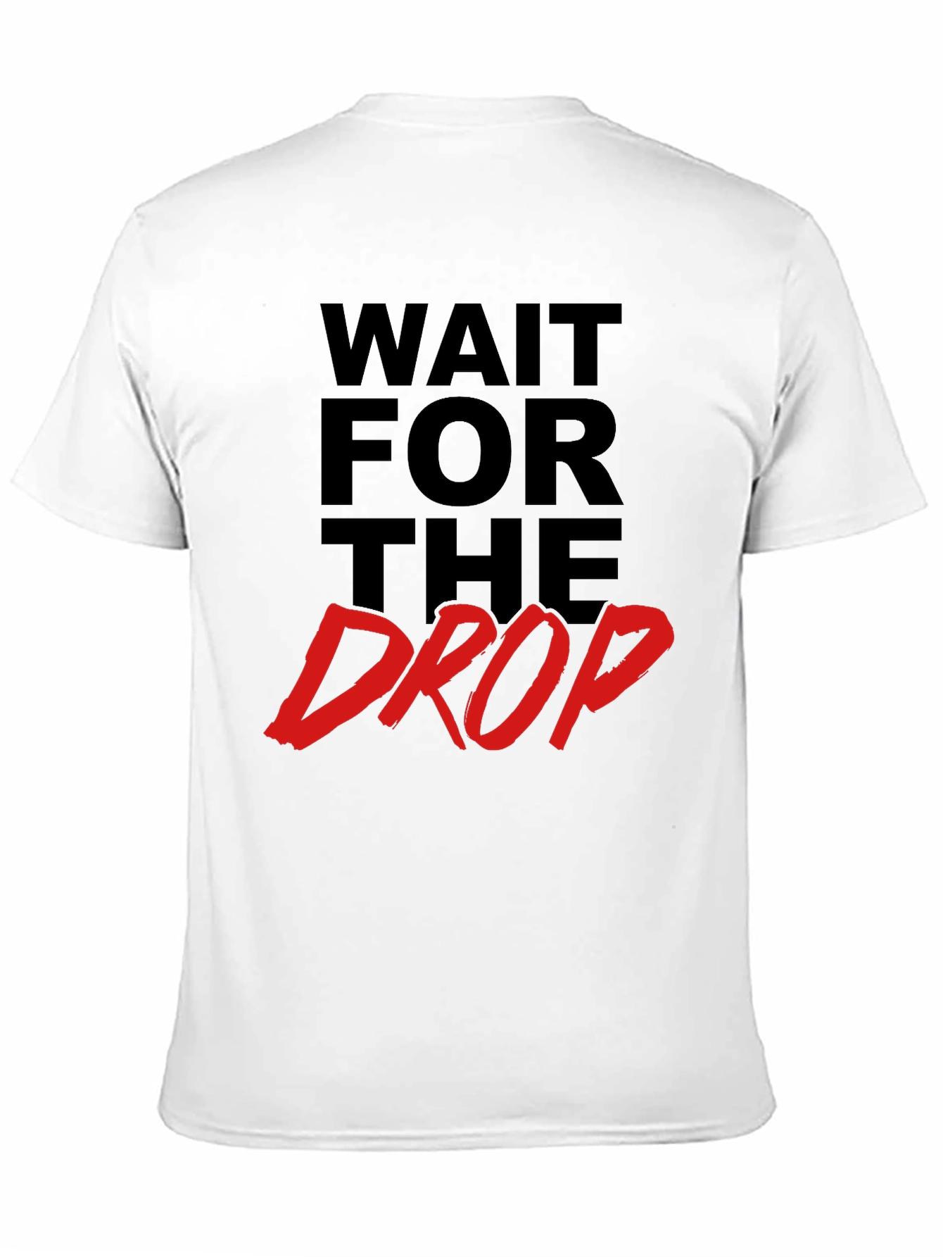 Black Wait for the Drop Graphic Tee - Black T-Shirt view 11