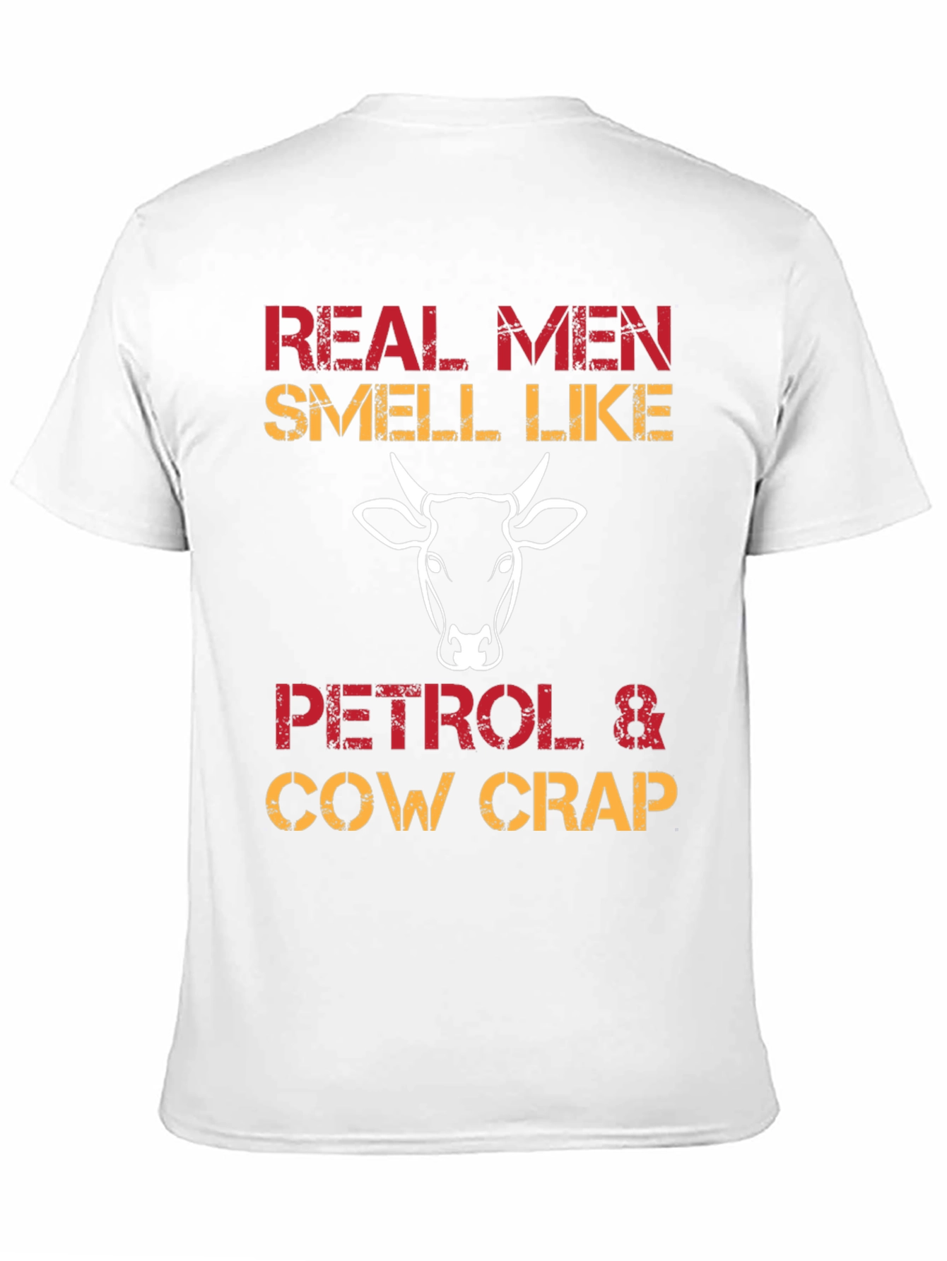 Black Real Men Petrol & Cow Crap Graphic Tee view 11