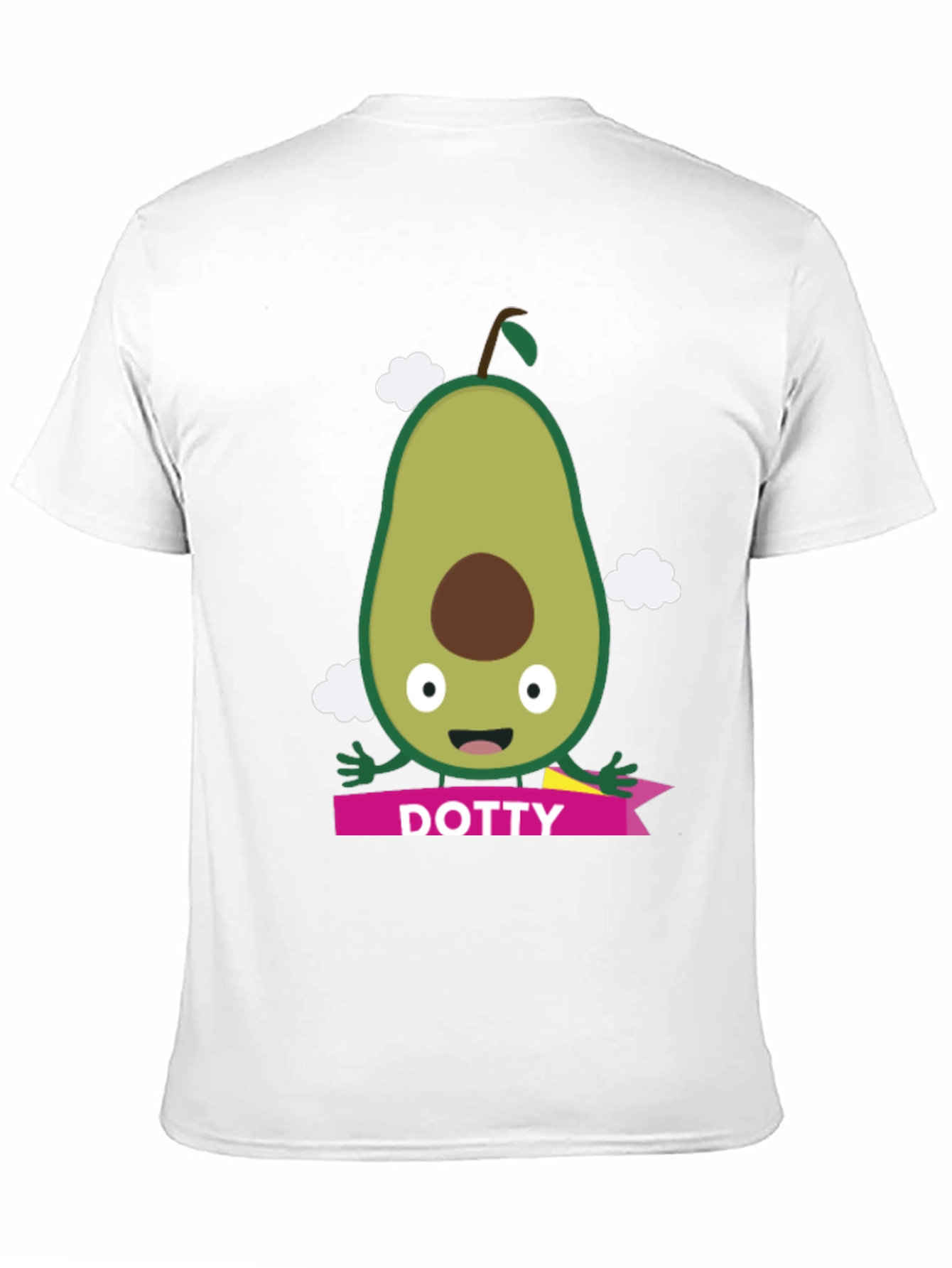 Black Cute Avocado "Dotty" T-Shirt view 11