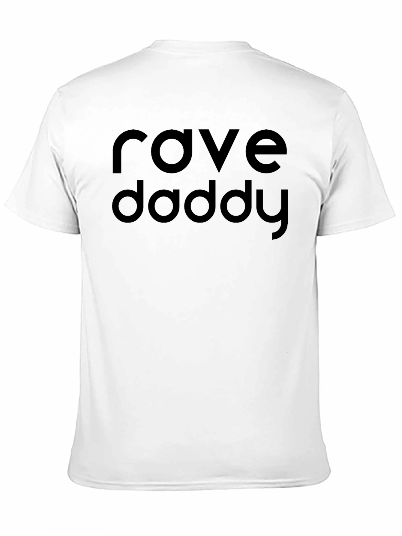 Black Rave Daddy Graphic Tee - Bold Black T-Shirt view 11