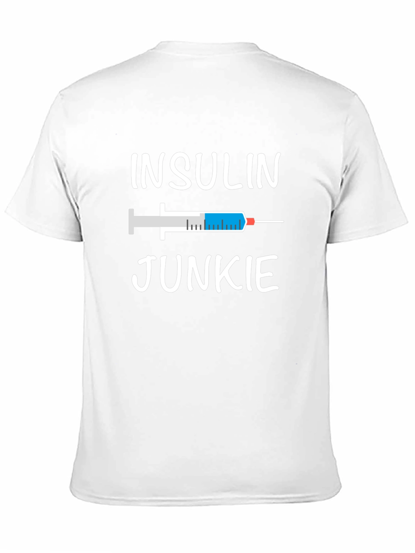 Black Insulin Junkie T-Shirt - Diabetic Awareness Tee view 11