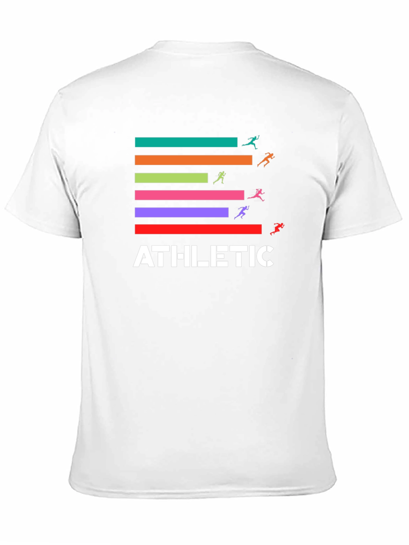 Black Athletic Graphic Tee - Sporty Style view 11