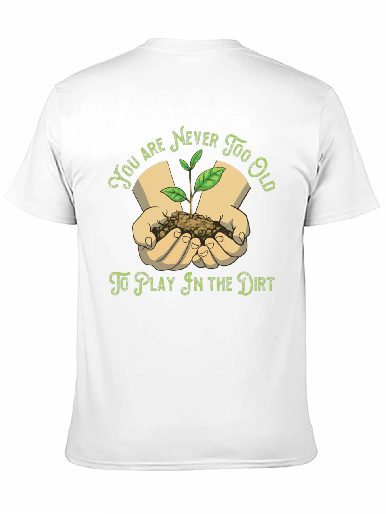 Black Never Too Old to Play T-Shirt view 11