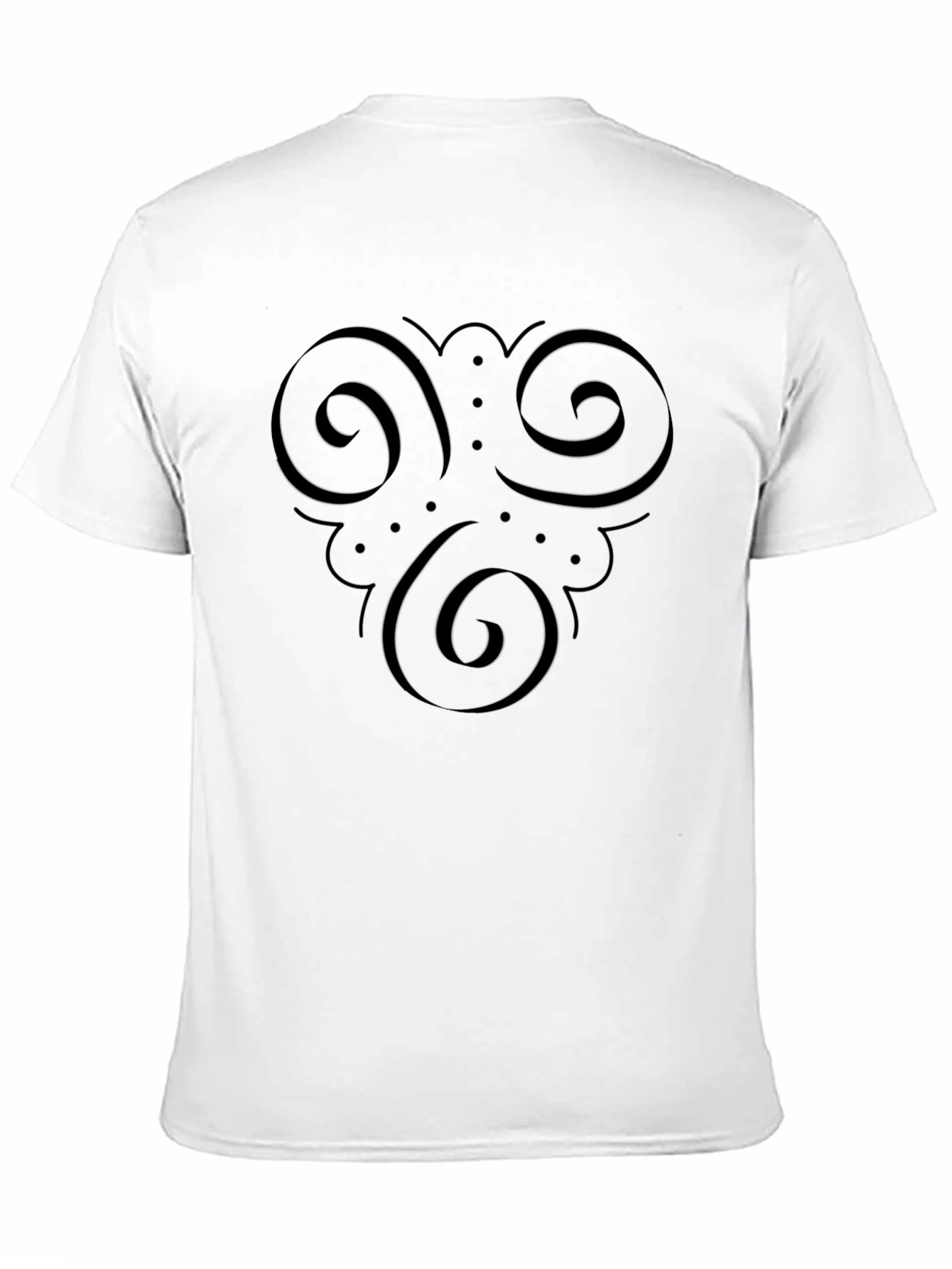 Black Triskele Graphic Tee - Modern Menswear view 11