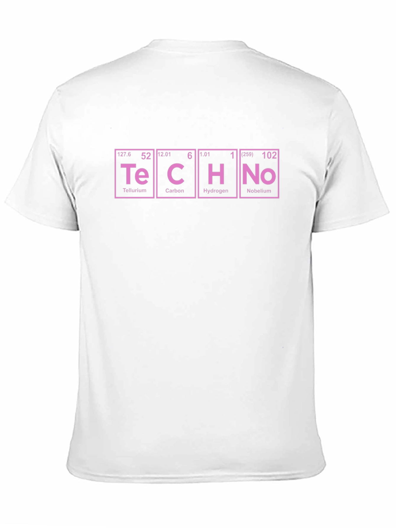 Black Periodic Table Techno Music Black T-Shirt view 11