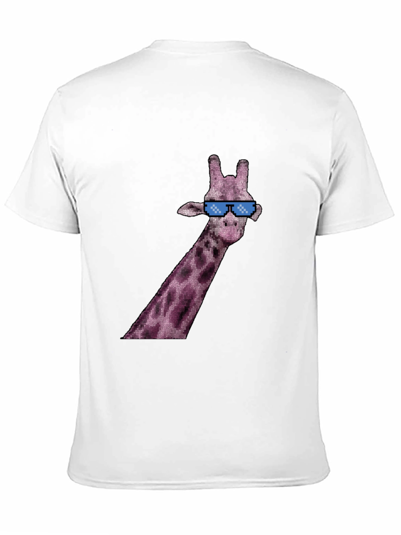 Black Cool Giraffe Graphic Tee - Black view 11