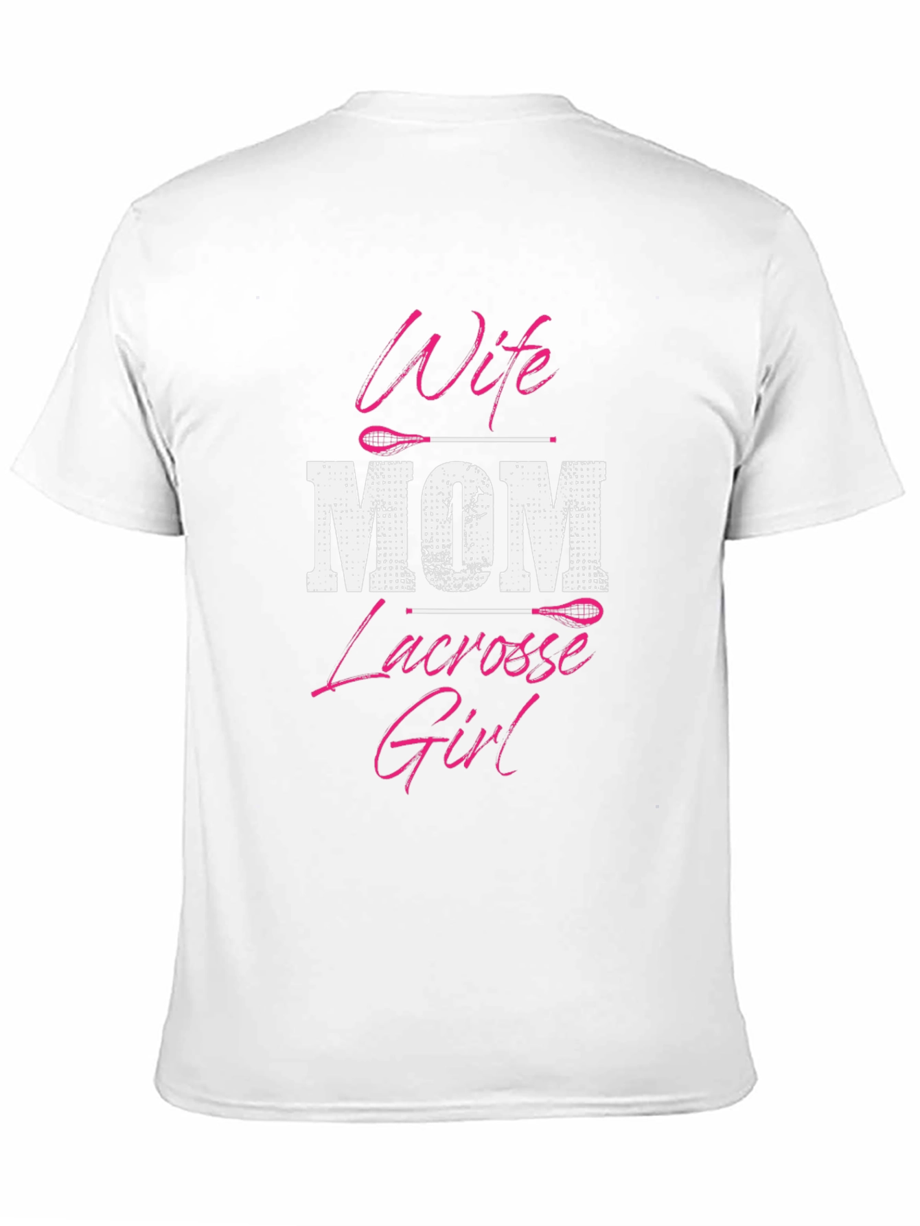 Black Wife Mom Lacrosse Girl Tee - Perfect Sports Mom Gift view 11