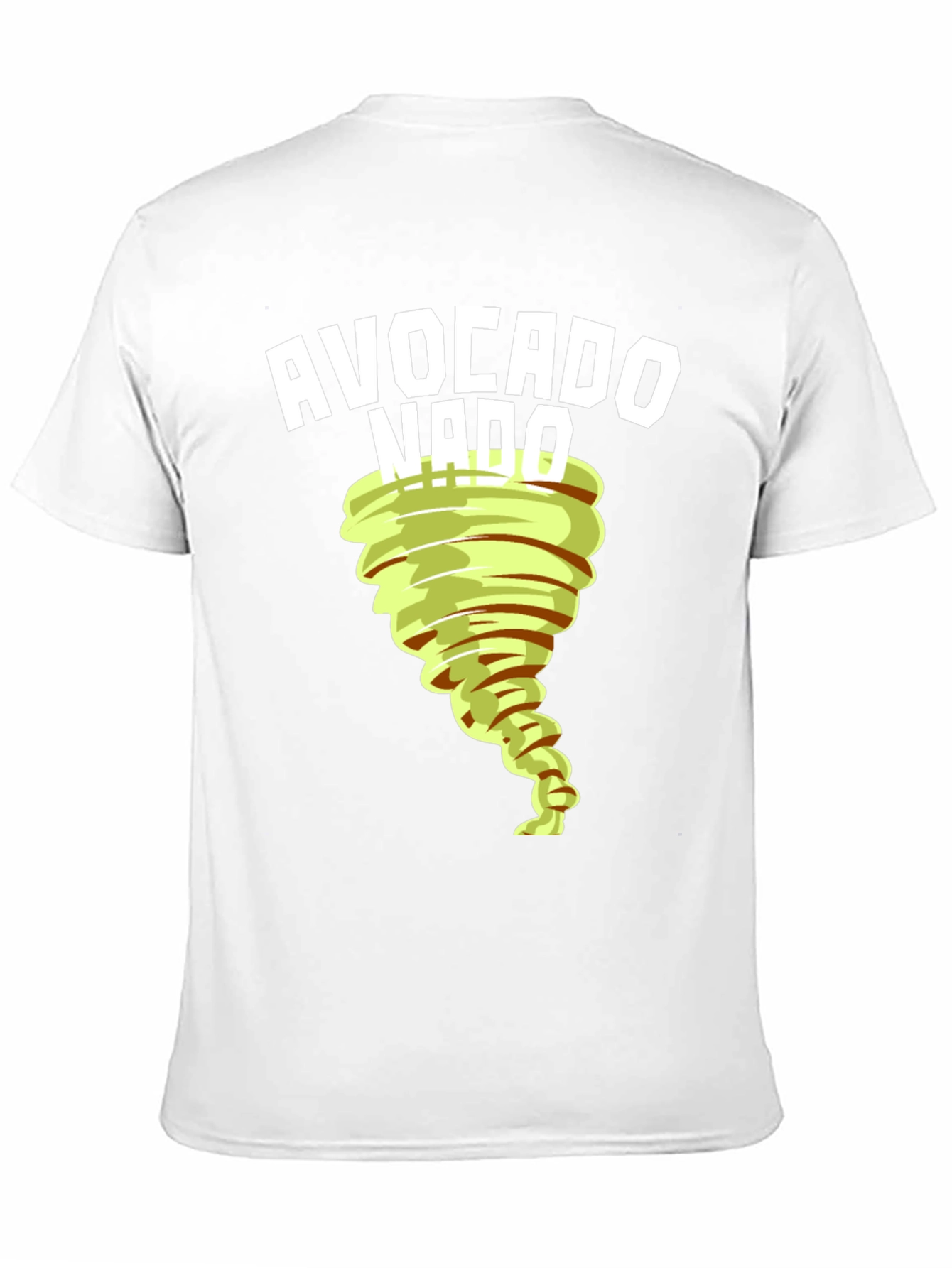 Black Avocado Tornado Graphic T-Shirt - Unique Design view 11