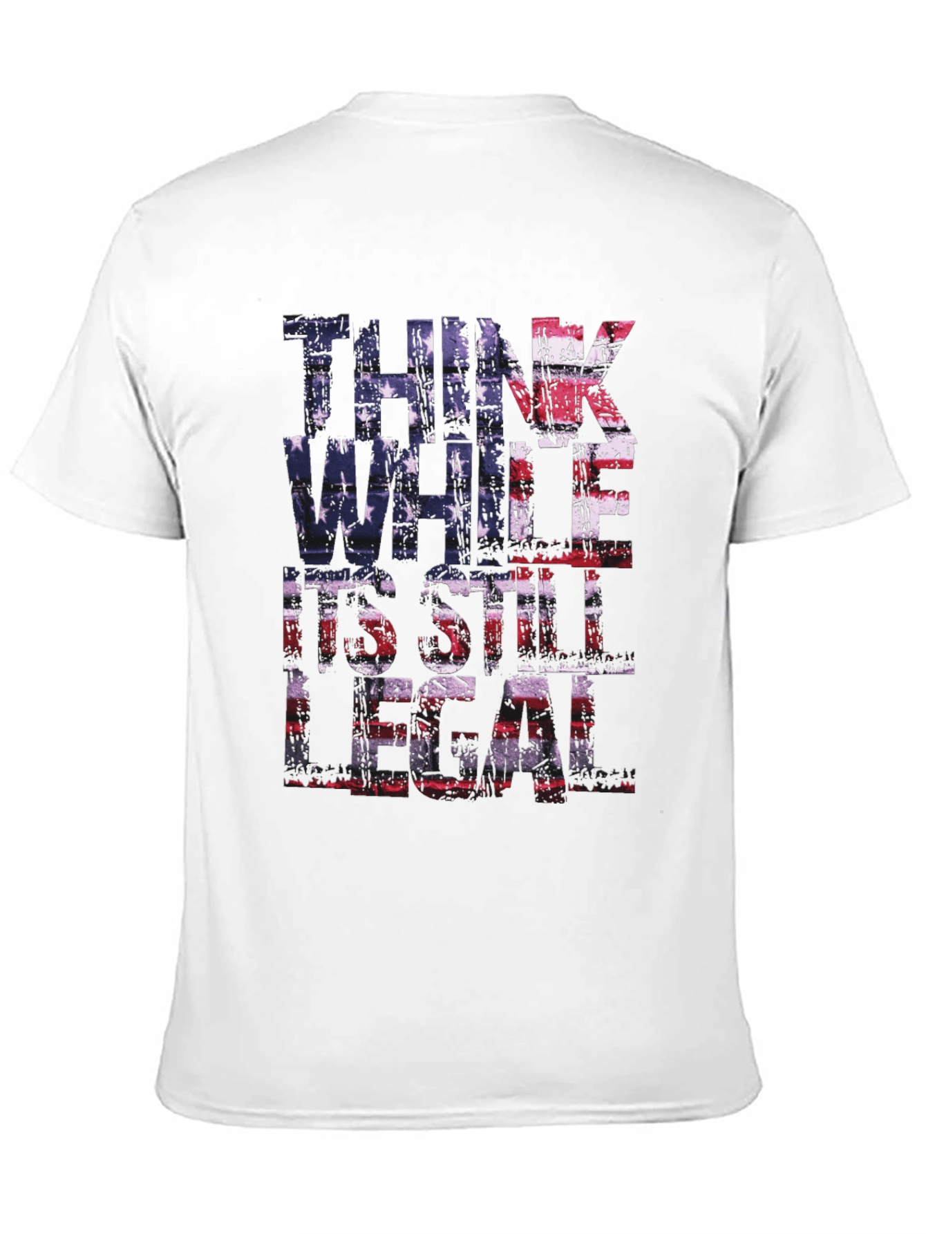 Black Think While It's Still Legal T-Shirt view 11