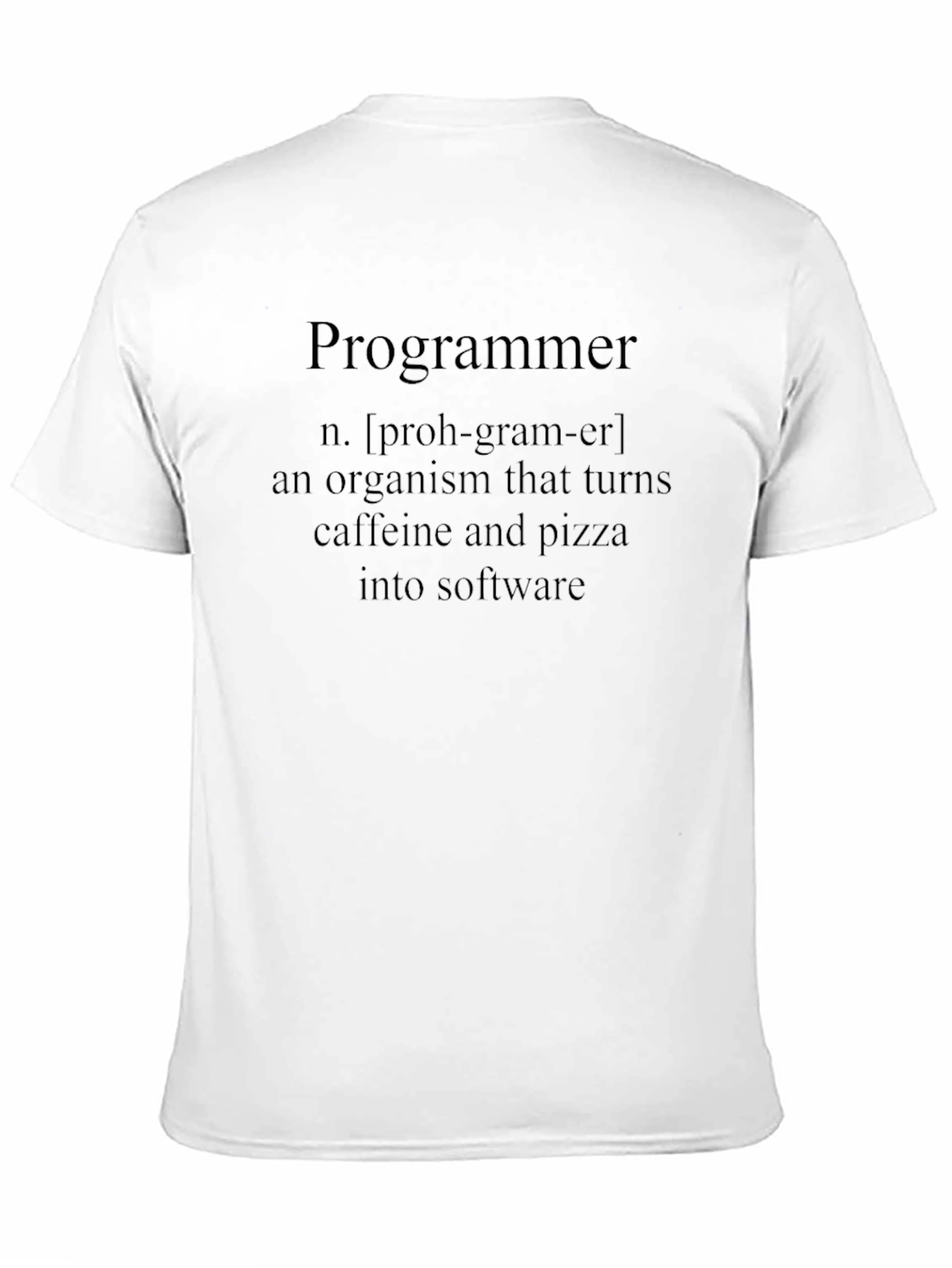 Black Programmer Definition T-Shirt view 11
