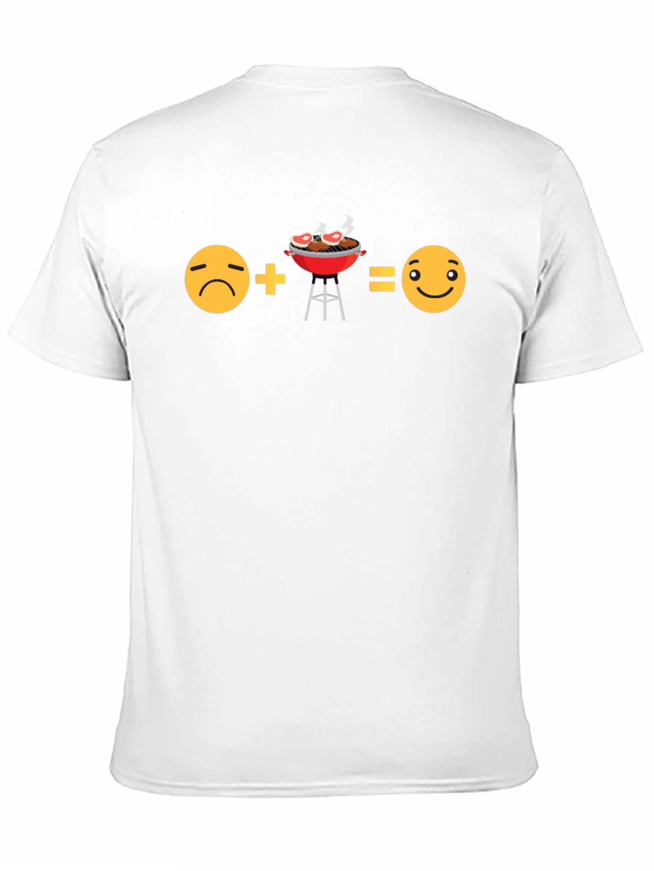 Black Funny BBQ T-Shirt - Grilling Makes You Happy! view 11