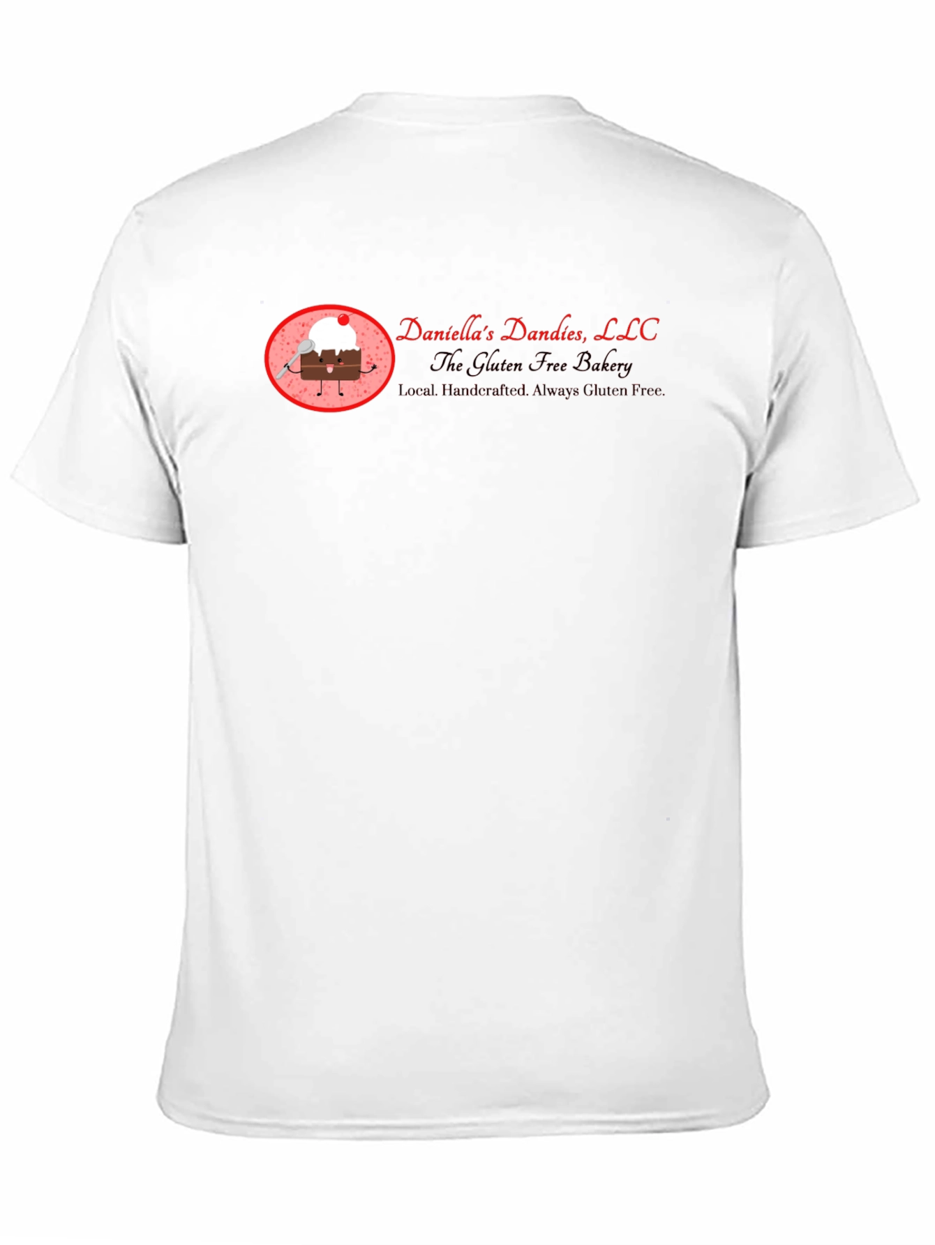 Black Daniella's Dandes LLC T-Shirt, Gluten-Free Bakery view 11
