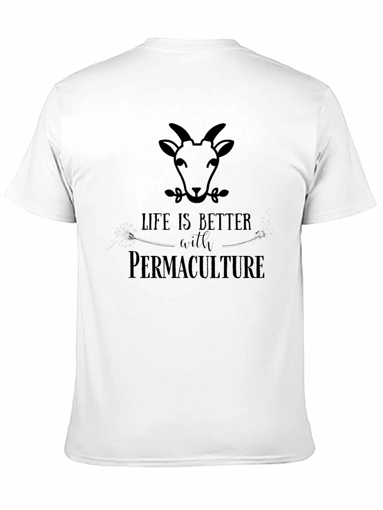 Black Life is Better With Permaculture T-Shirt view 11