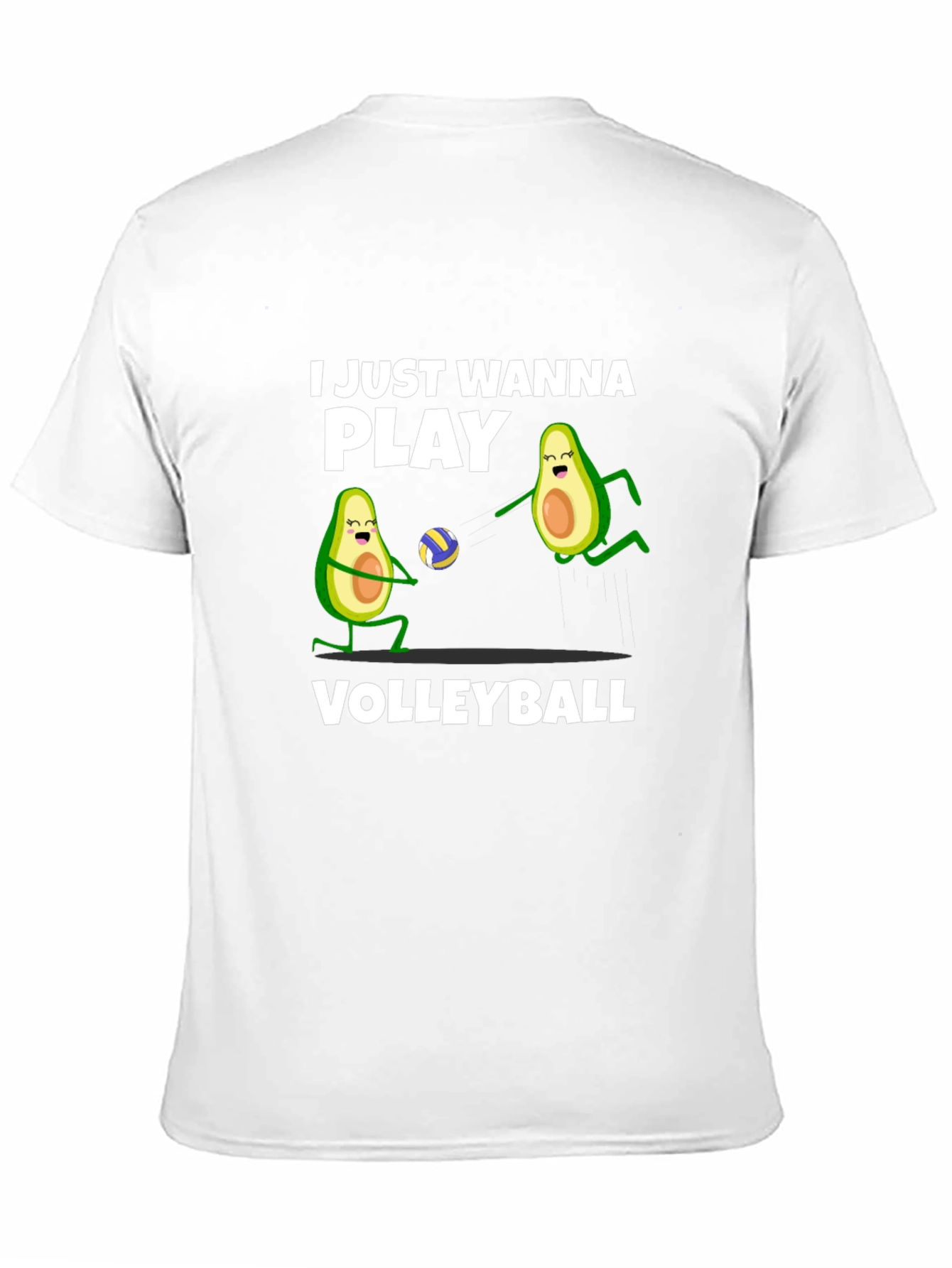Black Avocado Volleyball T-Shirt view 11