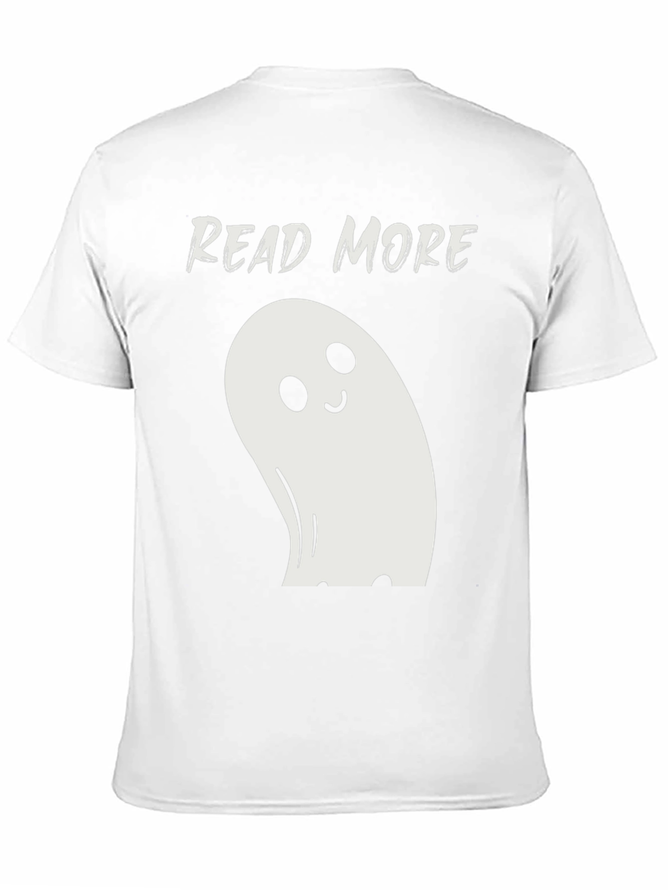 Black Read More Ghost T-Shirt - Black Cotton Blend view 11