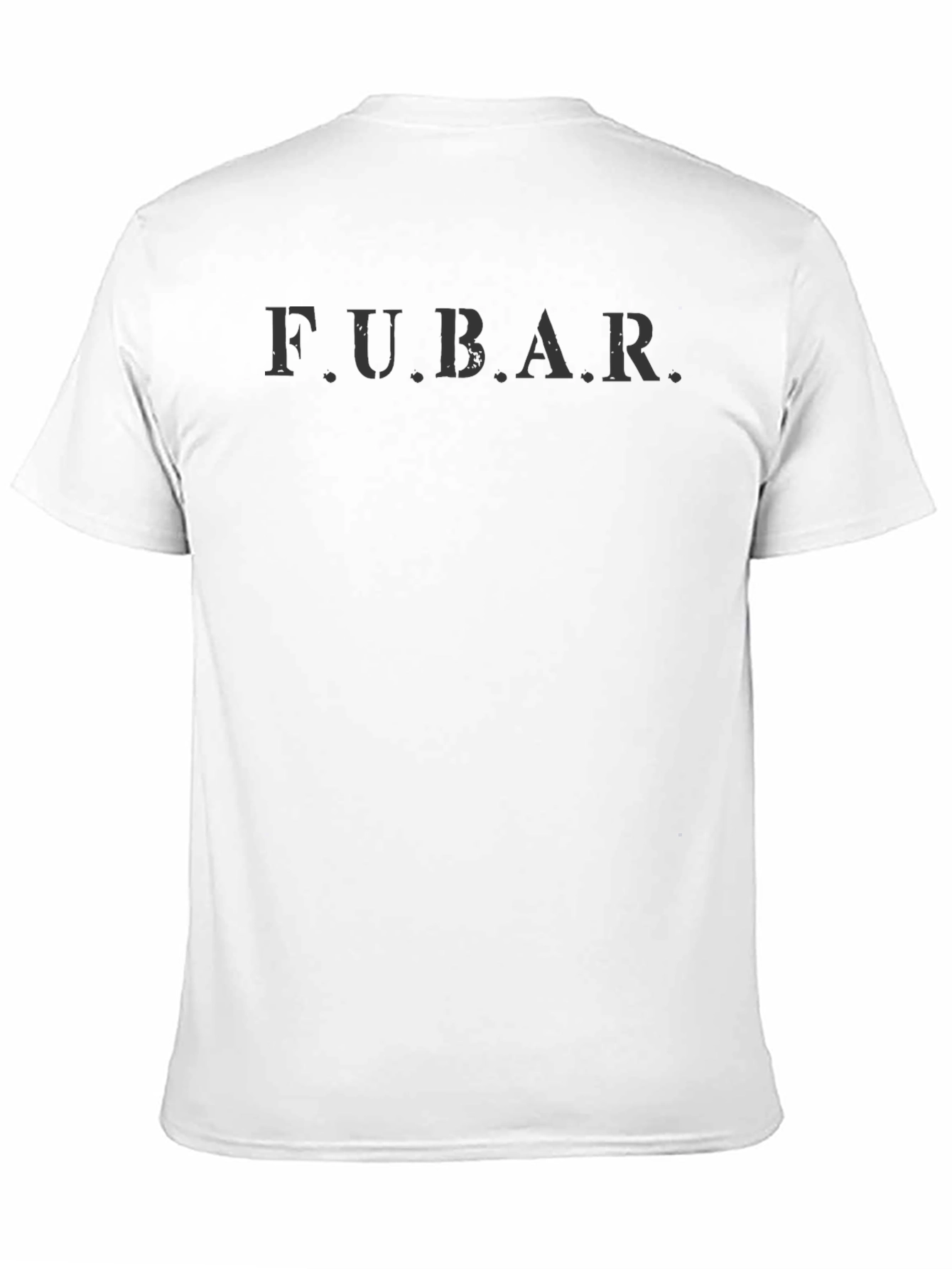 Black FUBAR Graphic Tee - Black Casual T-Shirt view 11