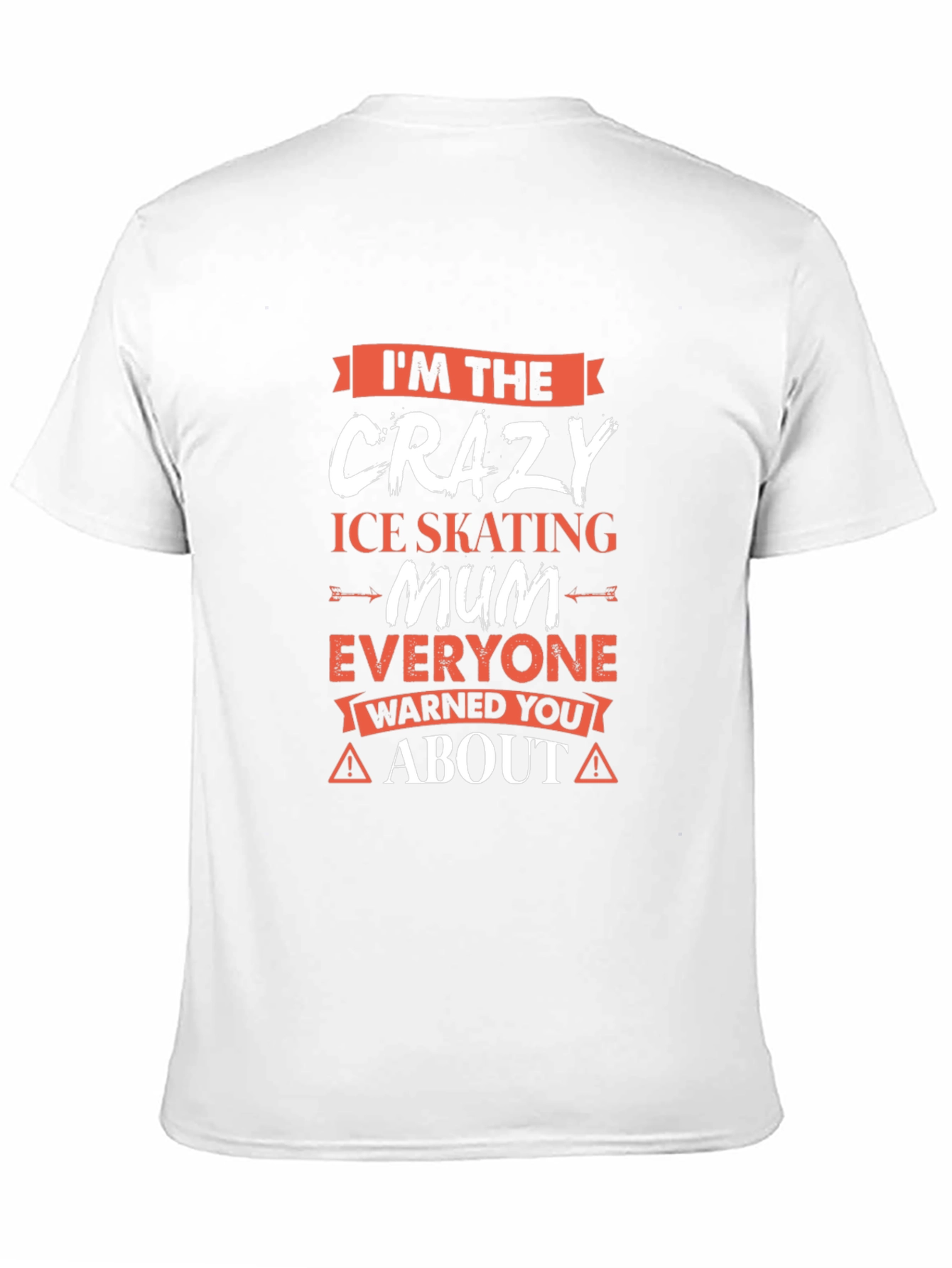 Black Crazy Ice Skating Mum T-Shirt - Novelty Graphic Tee view 11