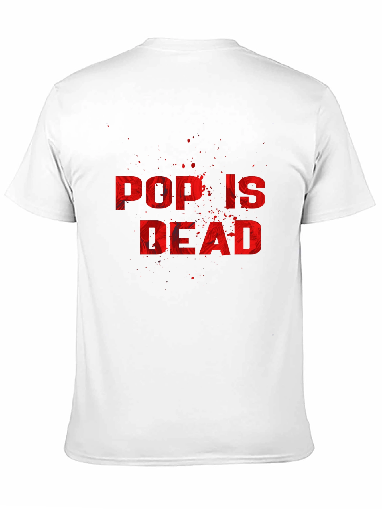 Black Pop is Dead Graphic T-Shirt - Statement Tee view 11