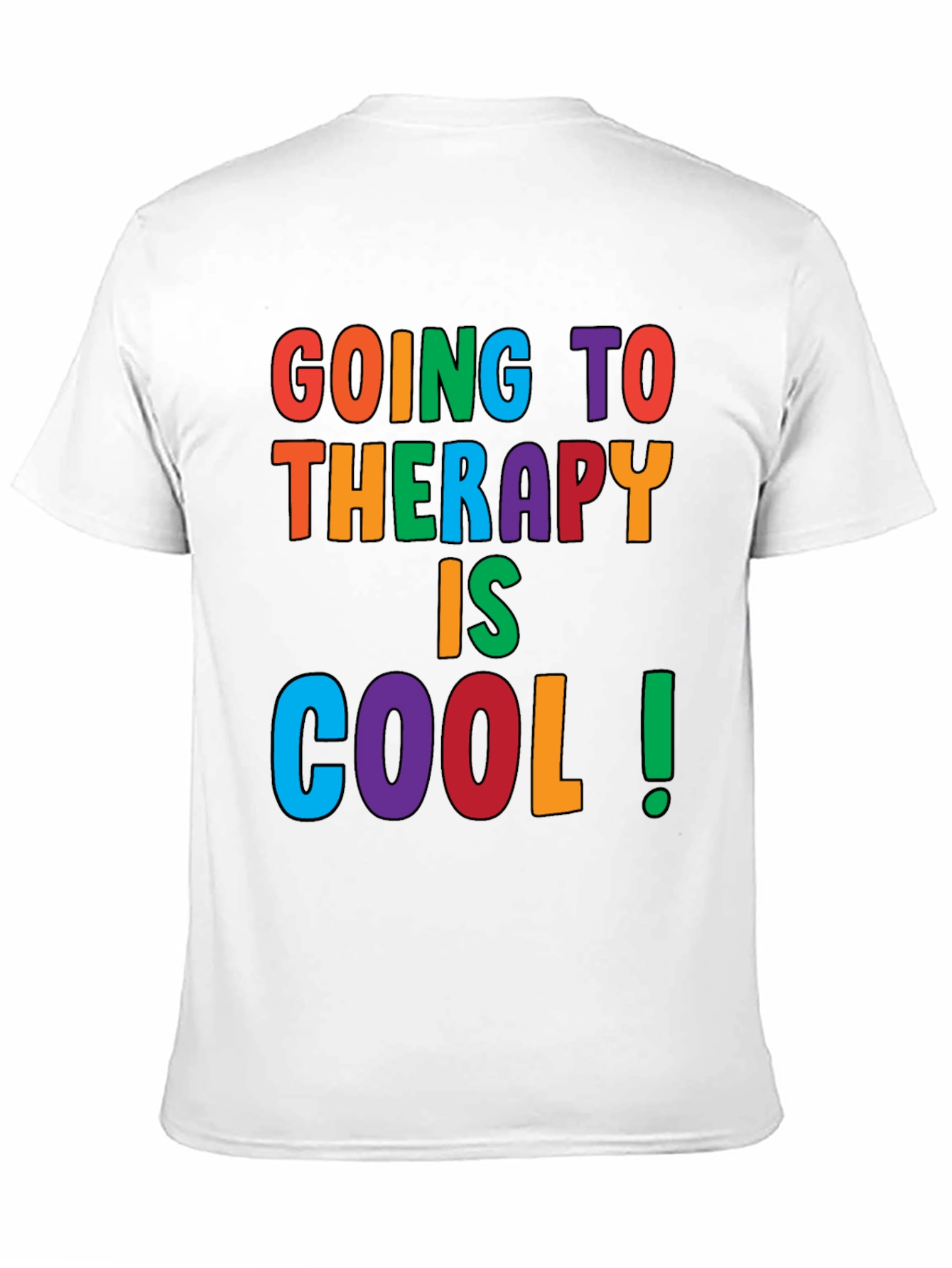 Black Therapy Is Cool Graphic Tee - Comfort Fit view 11
