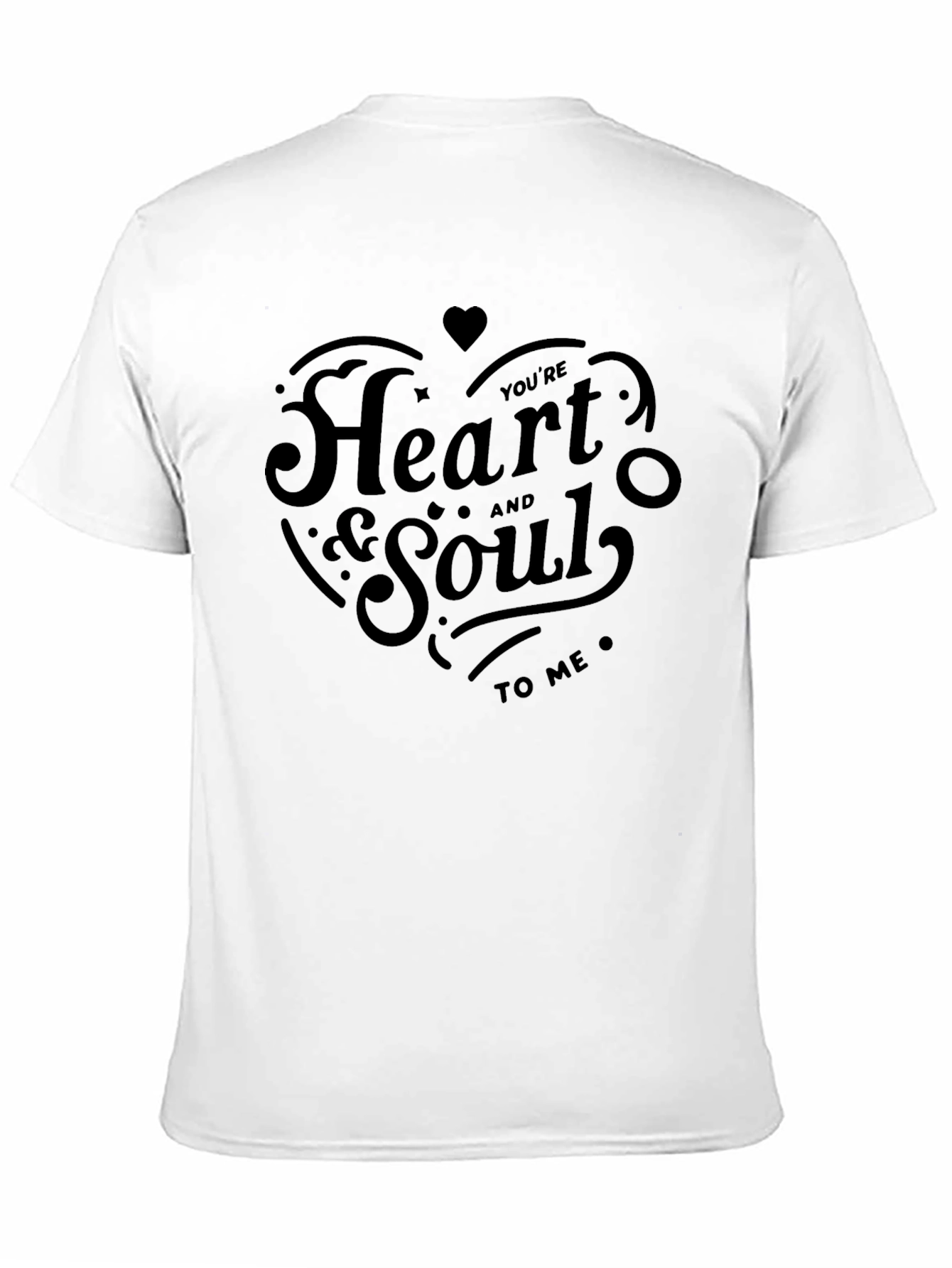 Black Heart and Soul Graphic Tee - Black view 11