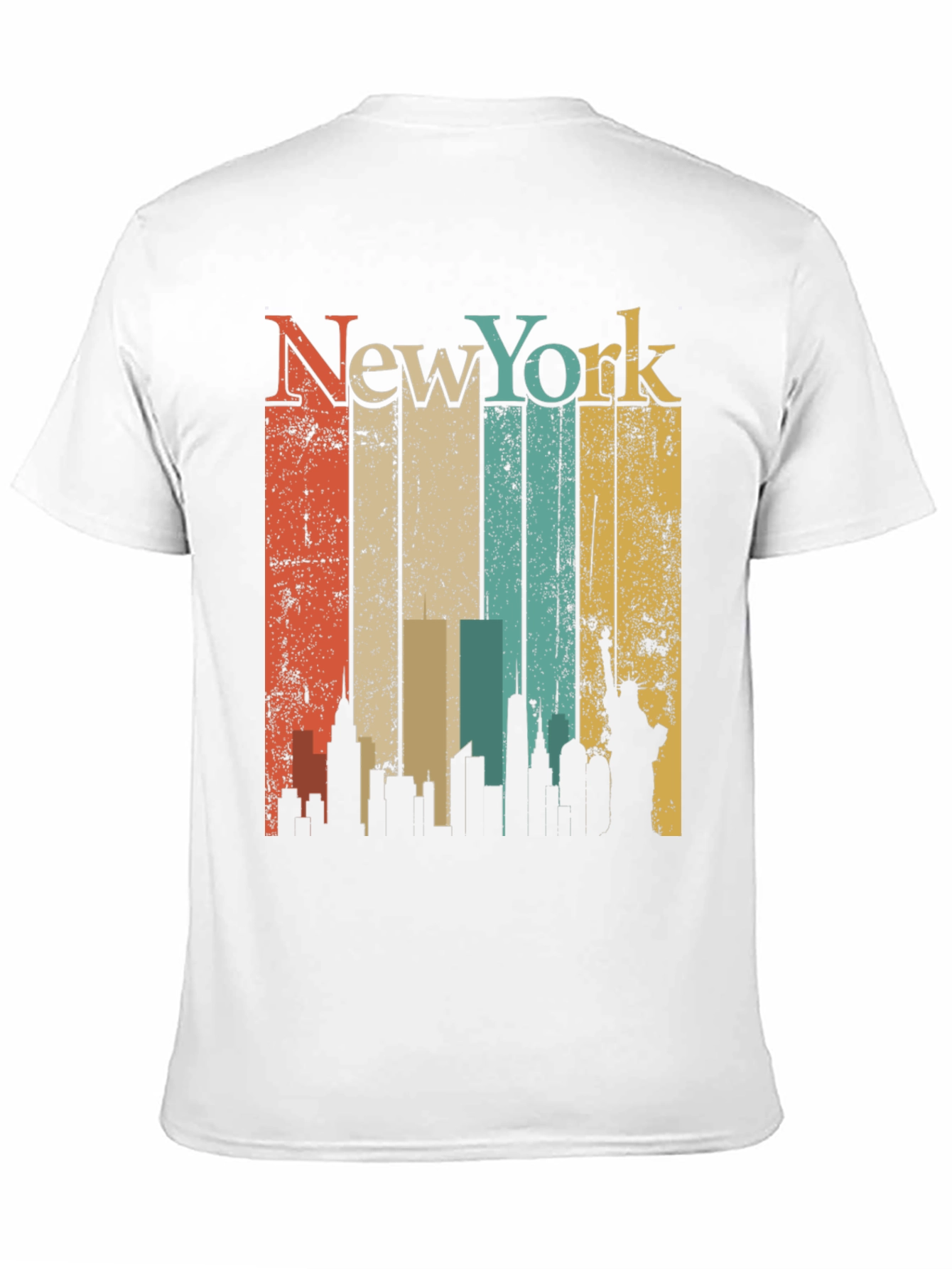 Vintage New York Skyline Graphic T-Shirt - 11
