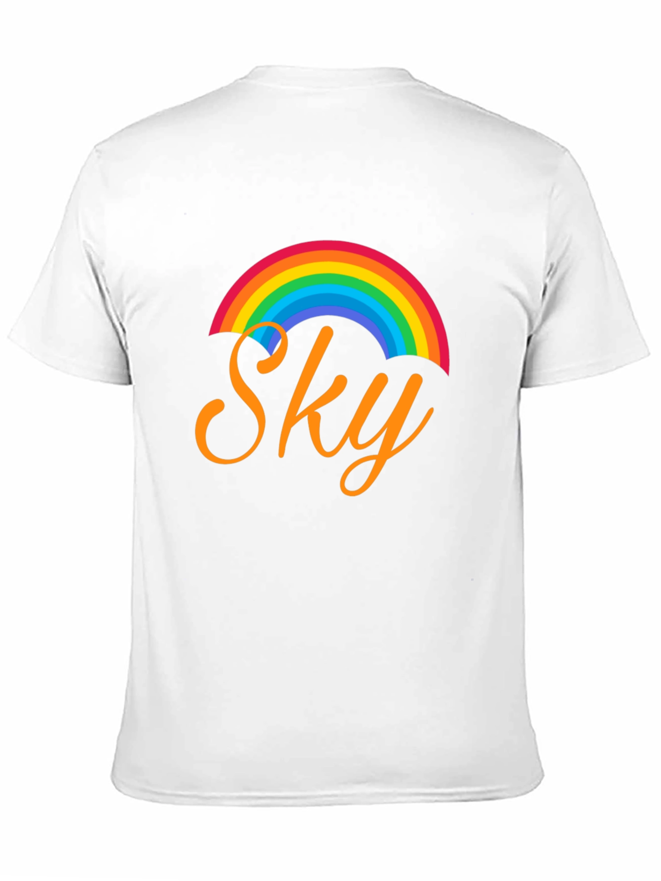 Rainbow Sky Graphic T-Shirt - 11
