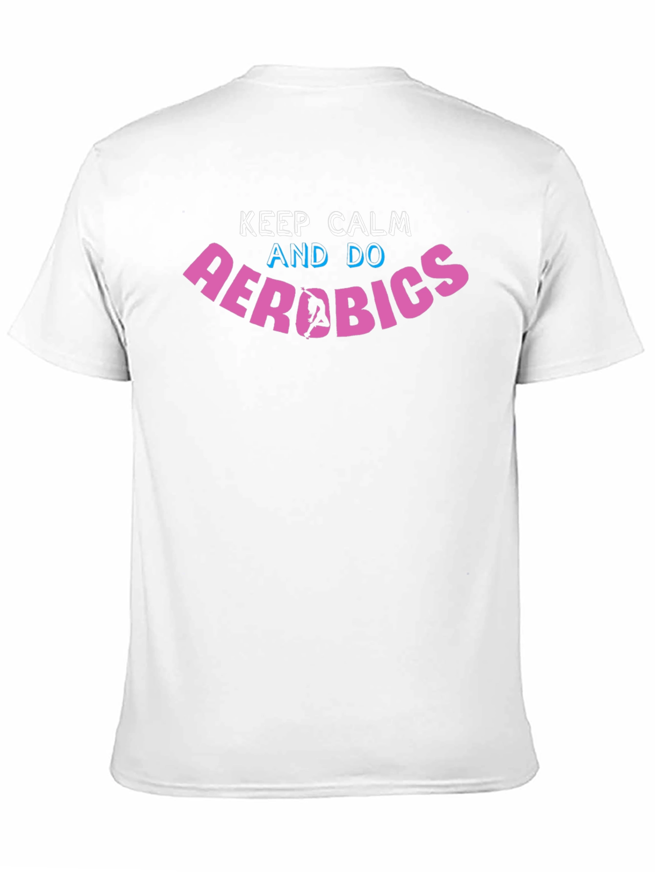 Black Keep Calm Aerobics T-Shirt view 11