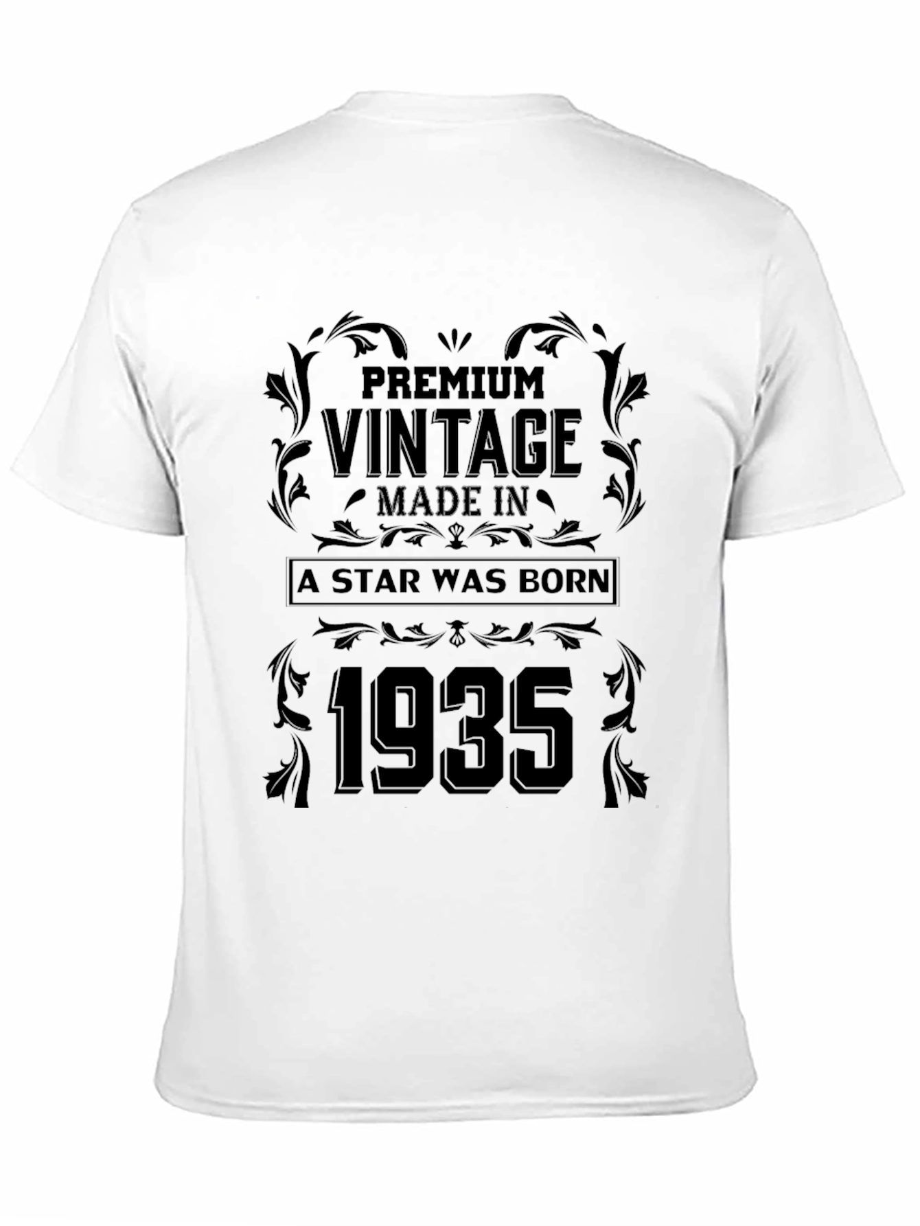 Black Premium Vintage 1935 T-Shirt view 11