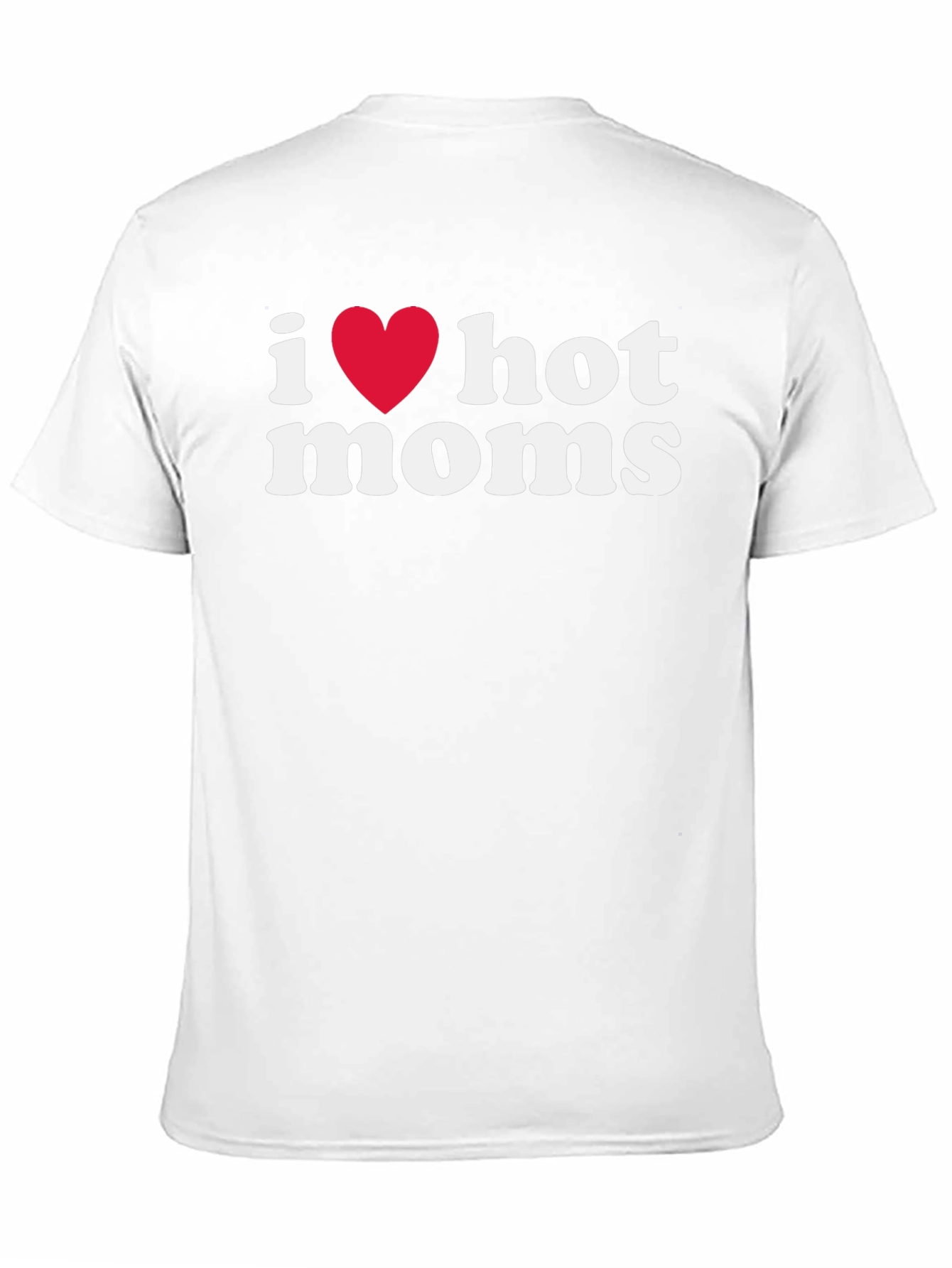 Black I Heart Hot Moms Graphic Tee - Black view 11