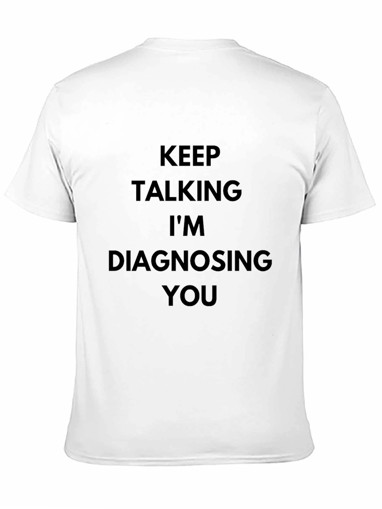 Black Diagnosing You Graphic Tee - Black T-Shirt view 11