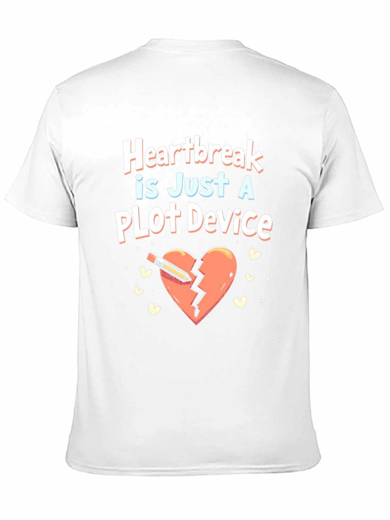 Black Heartbreak Plot Device Graphic Novelty T-Shirt view 11
