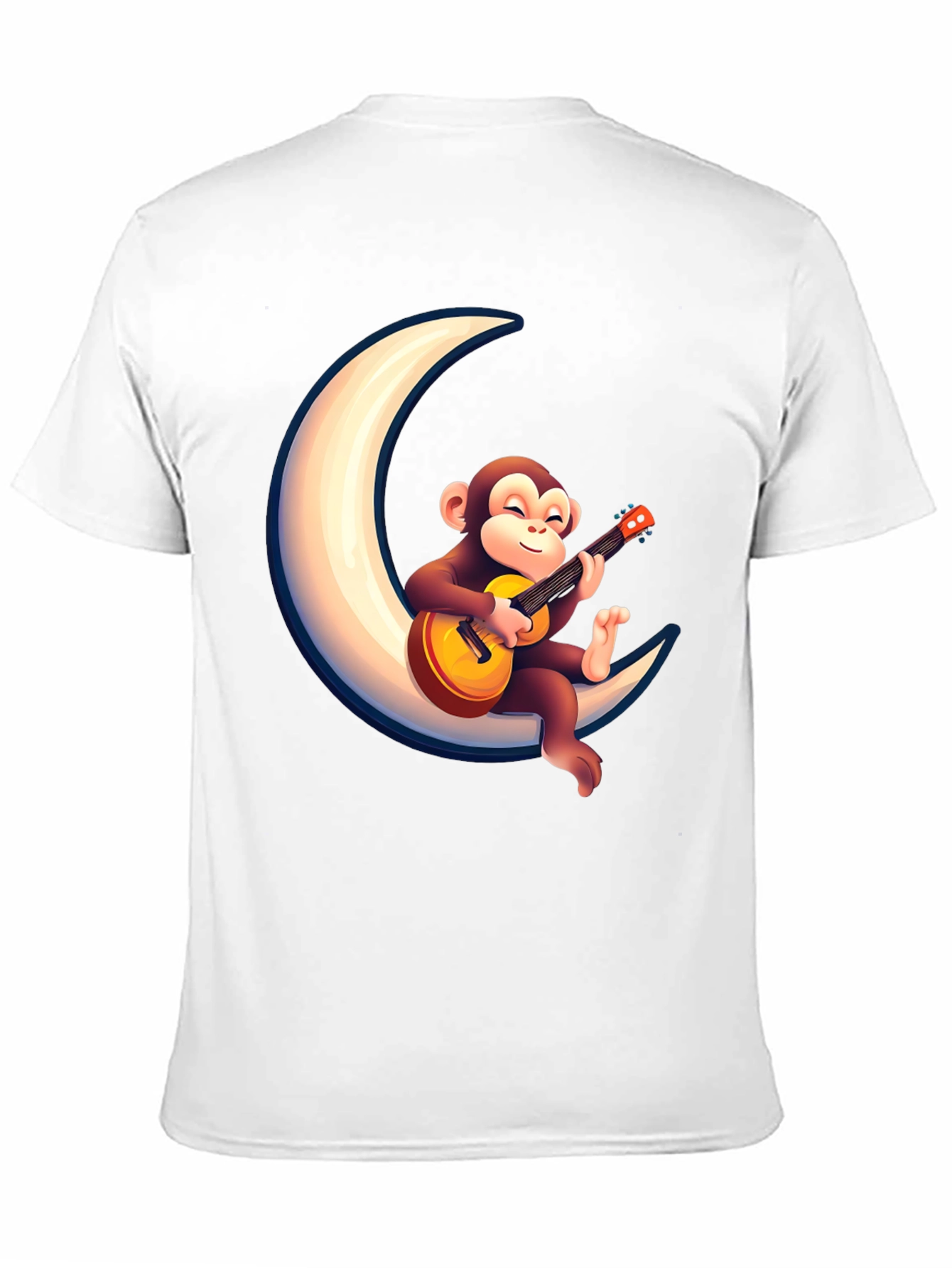 Black Monkey on the Moon T-Shirt view 11