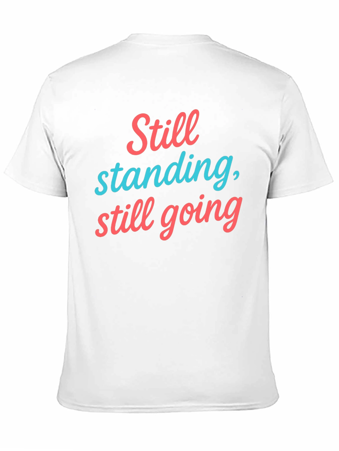 Black Still Standing T-Shirt - Comfort Fit Cotton Tee view 11
