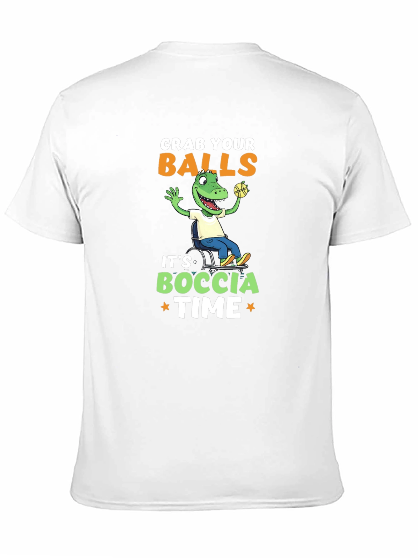 Black Grab Your Balls Boccia Time T-Shirt view 11